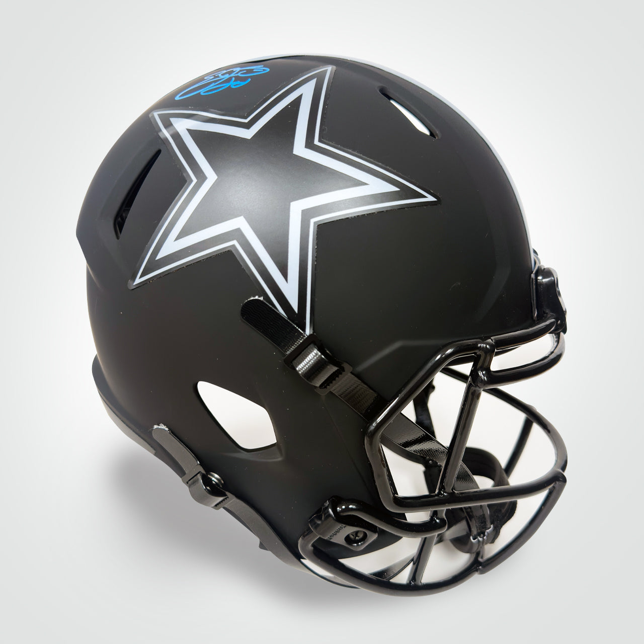 Emmitt Smith Signed Cowboys Eclipse Full Size Replica Helmet