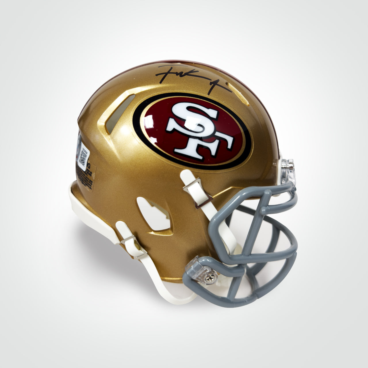 Frank Gore Signed 49ers Speed Mini Helmet