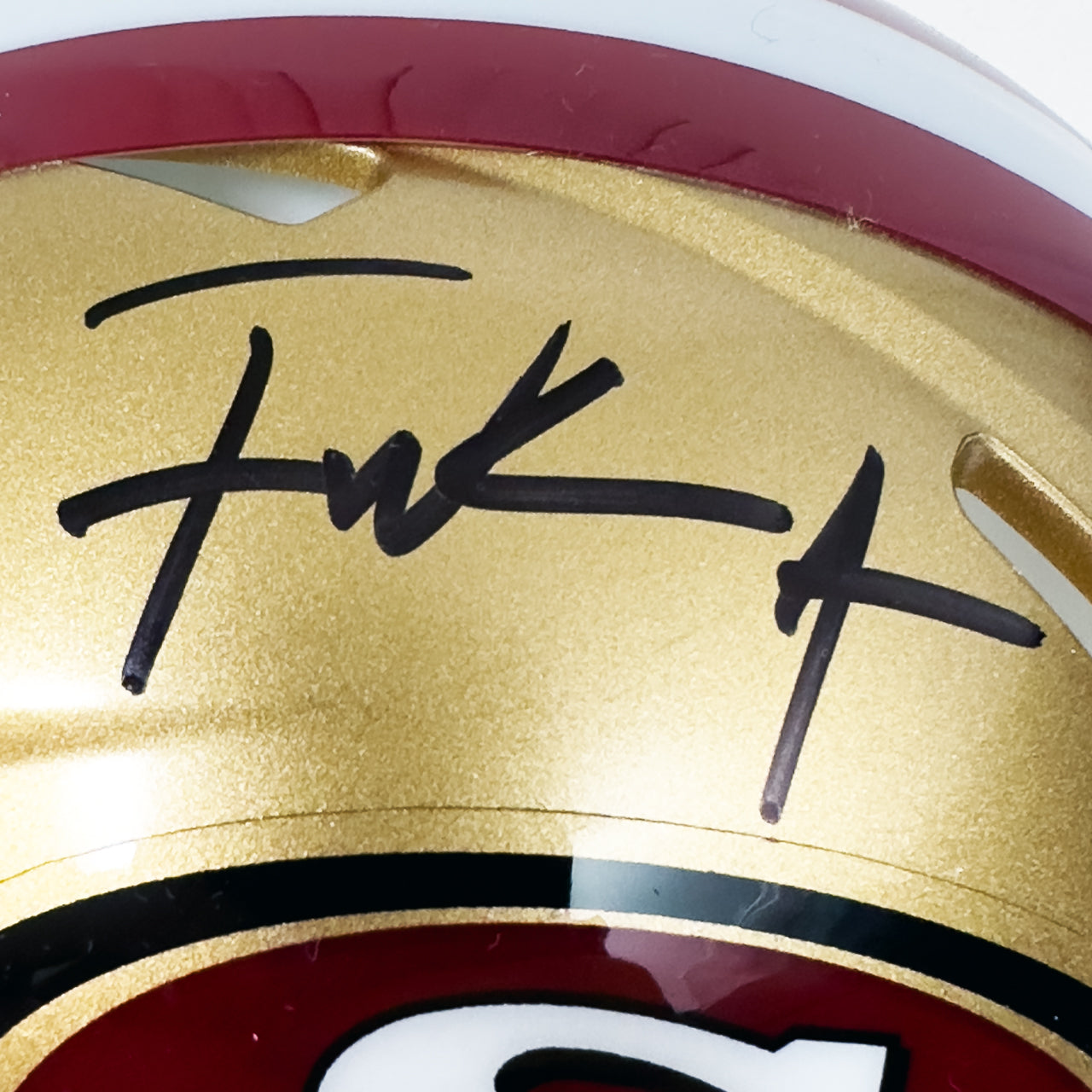 Frank Gore Signed 49ers Speed Mini Helmet