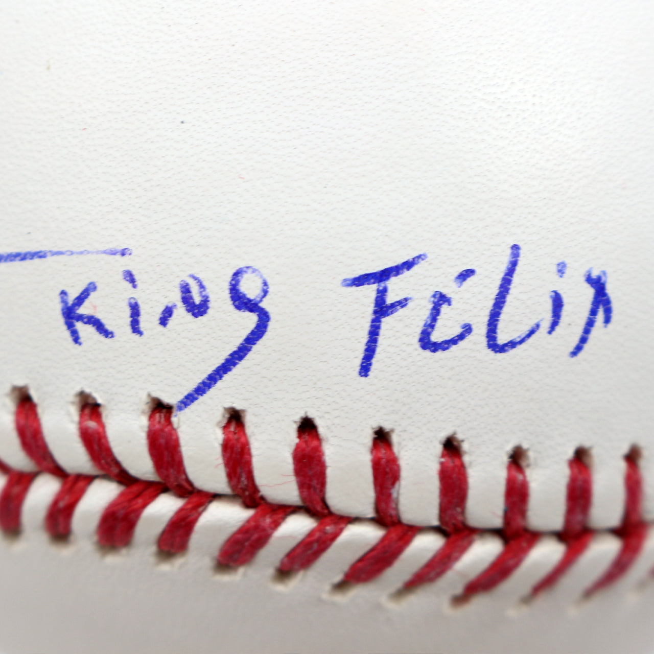 Felix Hernandez Signed Official Major League Baseball Inscribed "King Felix"