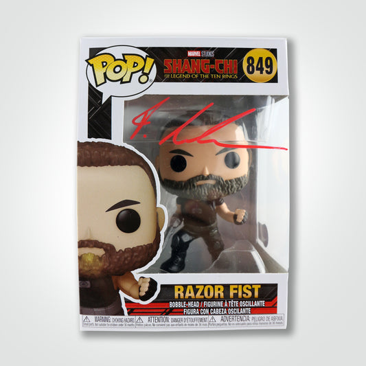 Florian Monteanu Signed Razor Fist Funko POP!