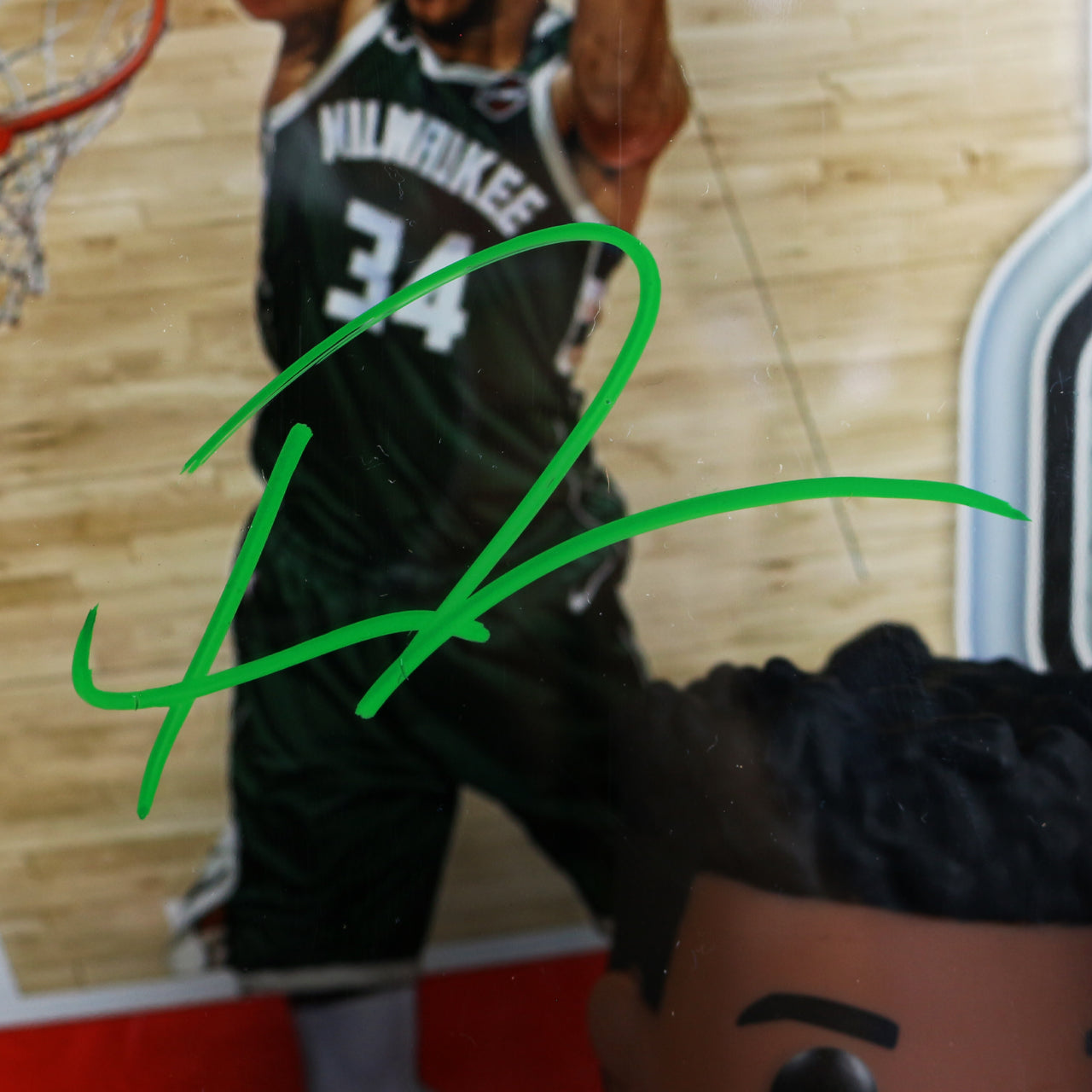 Giannis Antetokounmpo Signed Bucks Funko Pop! Trading Cards