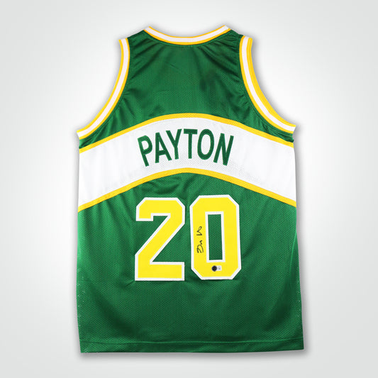 Gary Payton Signed Jersey