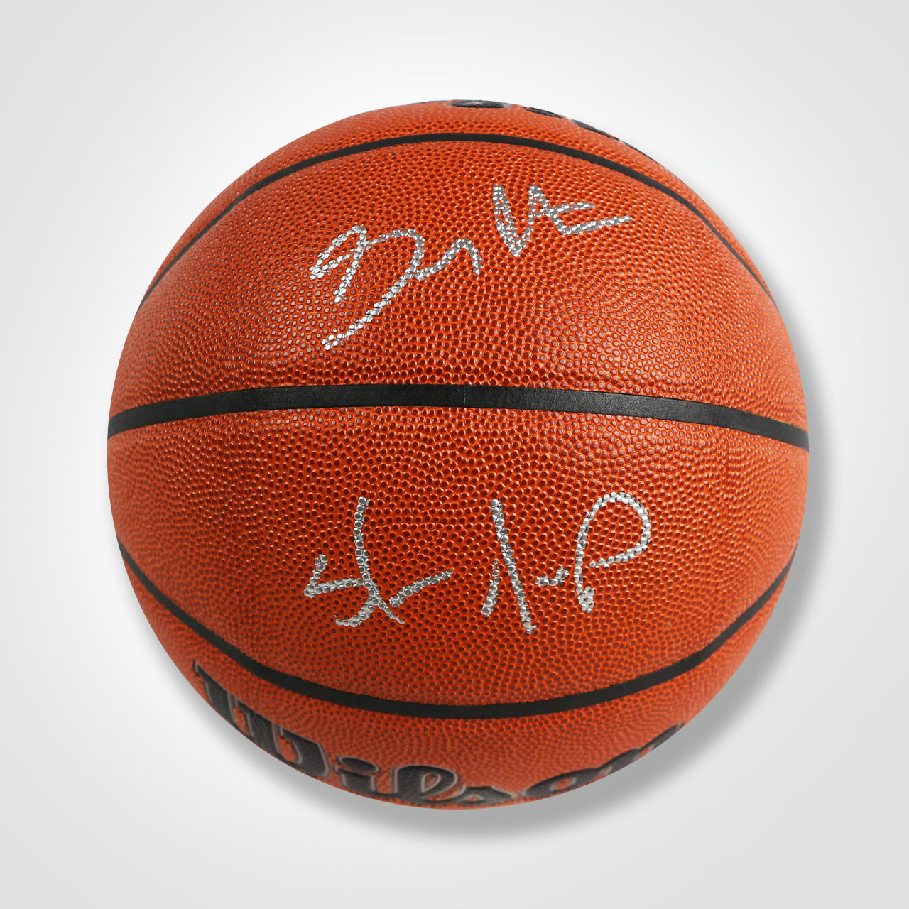 Gary Payton & Shawn Kemp Signed Wilson Basketball