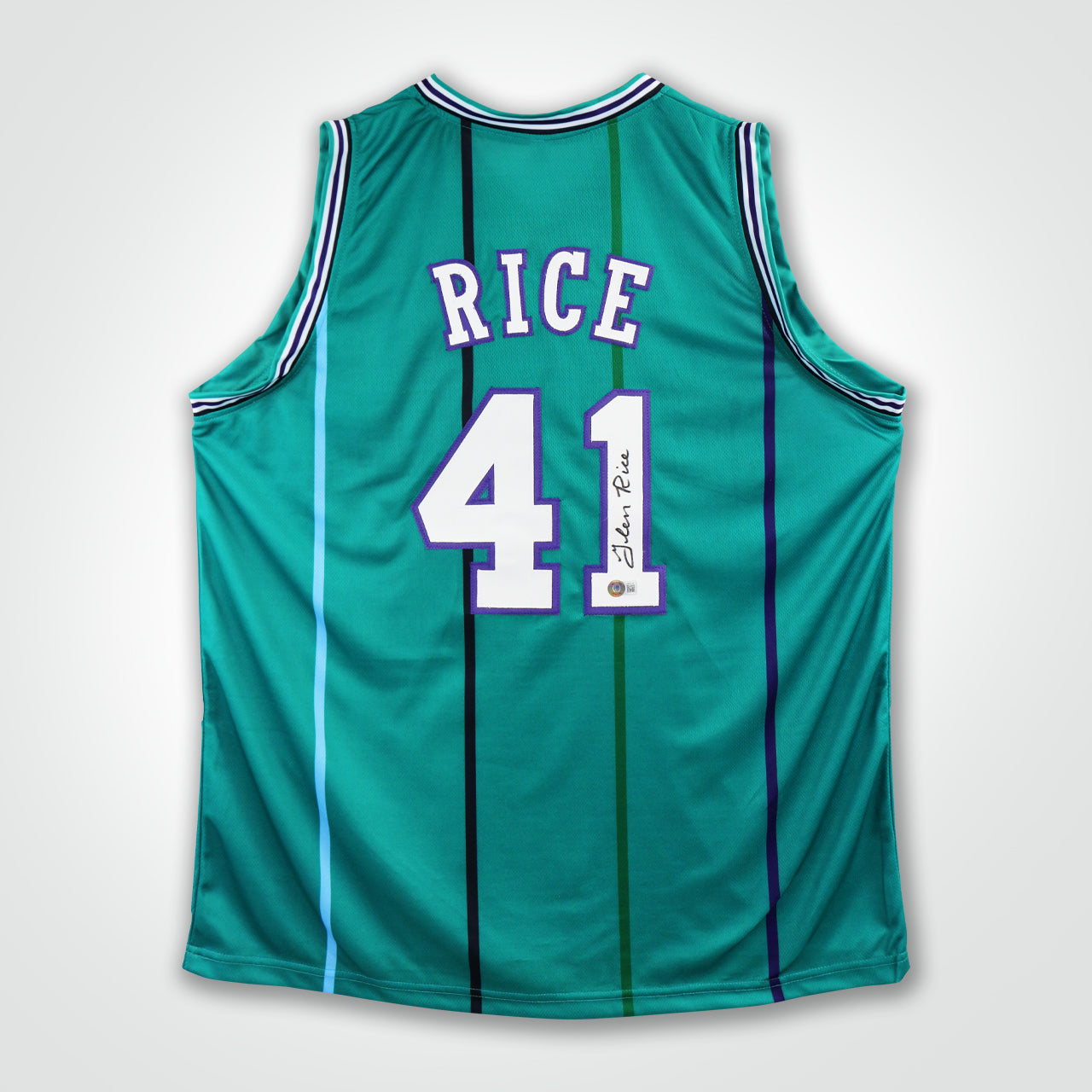 Glen Rice Signed Jersey