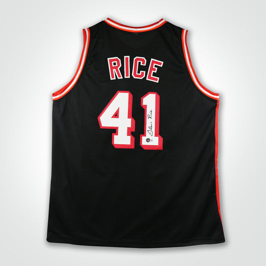 Glen Rice Signed Jersey