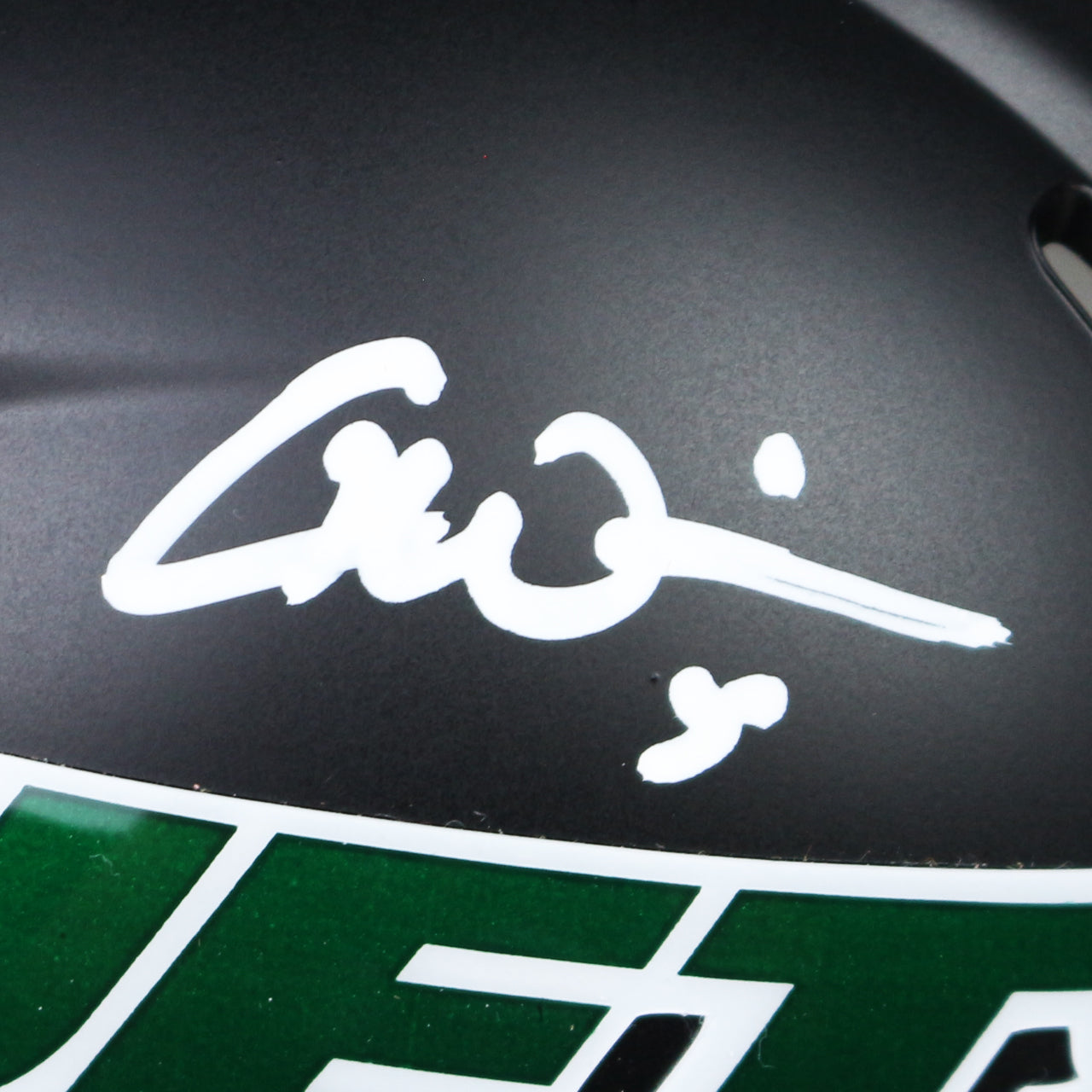 Garrett Wilson Signed Jets Alternate Speed Mini Helmet