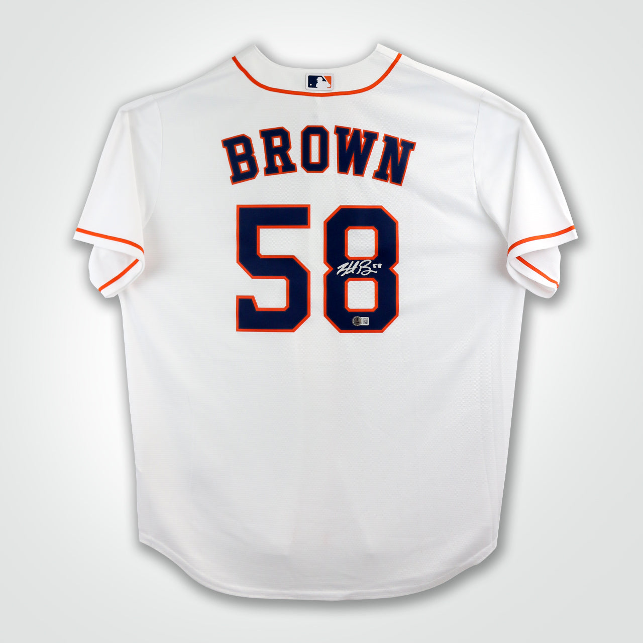 Hunter Brown Signed Astros Nike Jersey