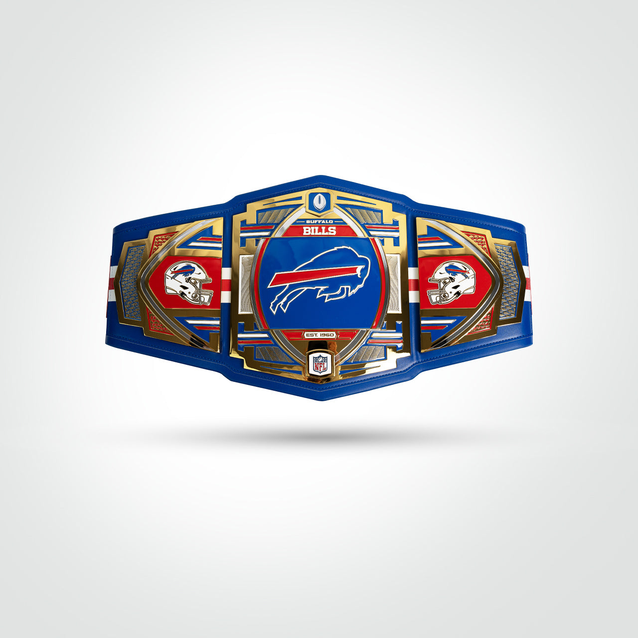 Josh Allen Signed Bills WWE Belt Inscribed "Bills Mafia"