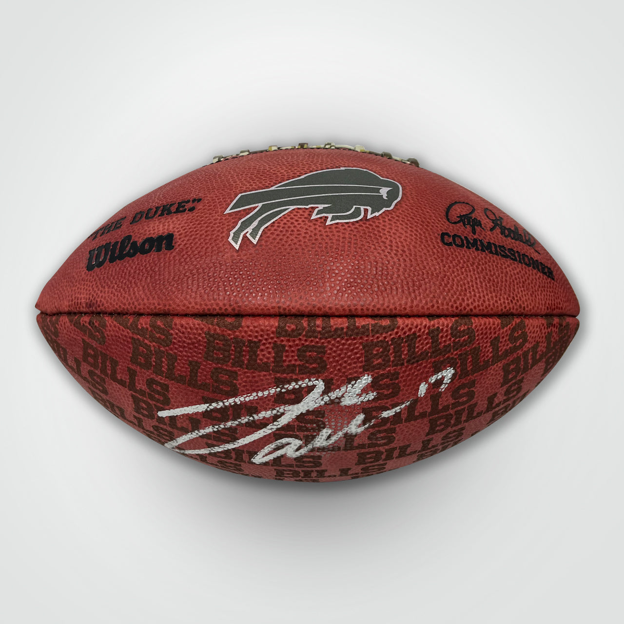 Josh Allen Signed Bills Authentic Duke Football