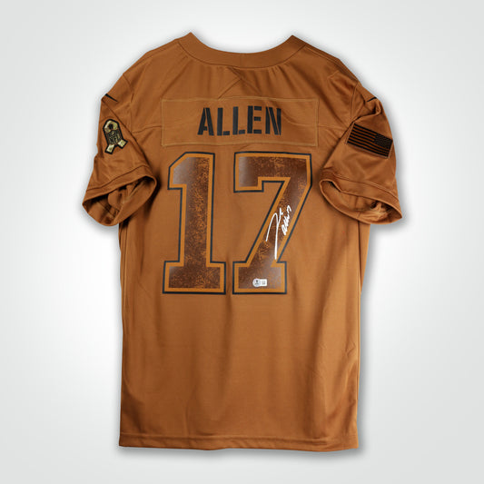 Josh Allen Signed Bills Nike Salute to Service Jersey