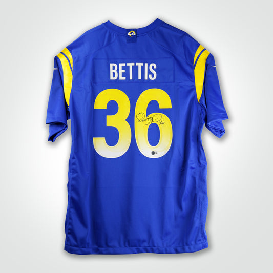 Jerome Bettis Signed Rams Nike Game Jersey