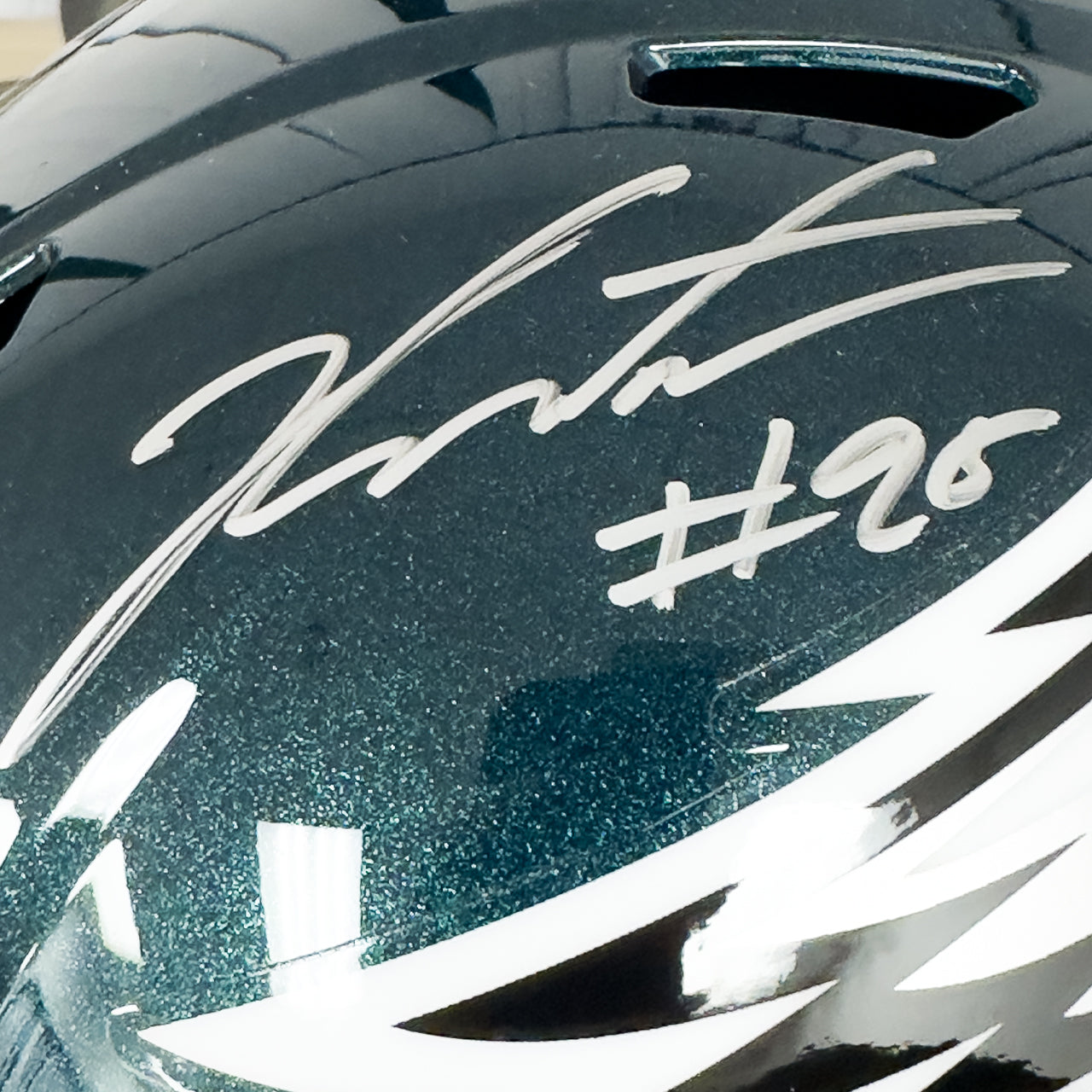 Jalen Carter Signed Eagles Speed Full Size Replica Helmet