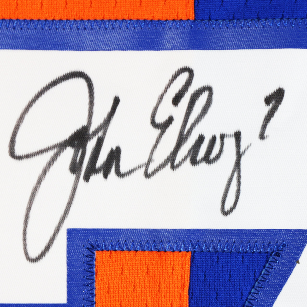 John Elway Signed Broncos Mitchell & Ness Replica Jersey