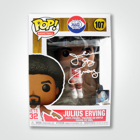 Julius Erving Signed Nets Funko Pop!