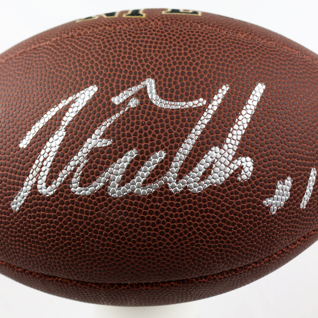 Justin Fields Signed Football