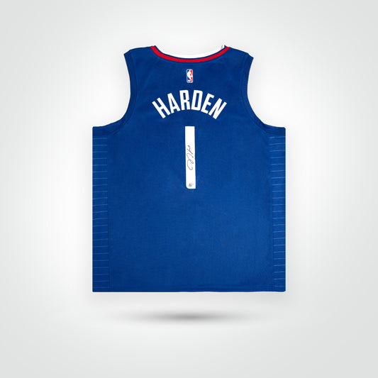 James Harden Signed Clippers Nike Swingman Jersey