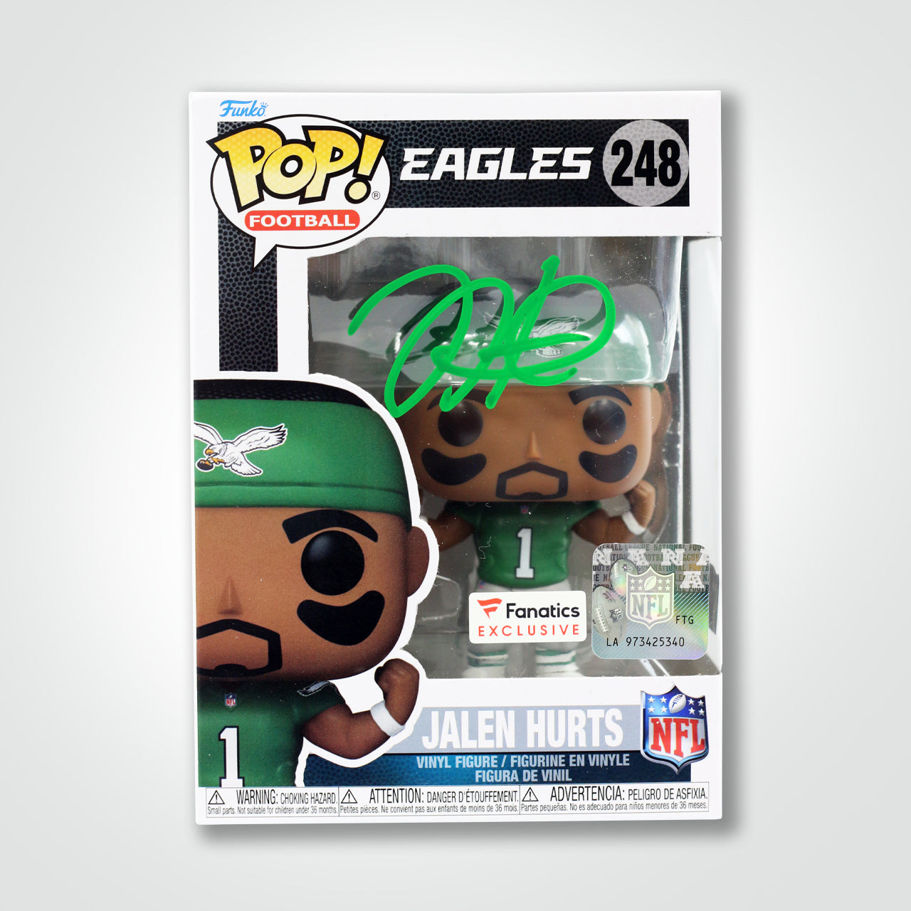 Jalen Hurts Signed Eagles Funko Pop!