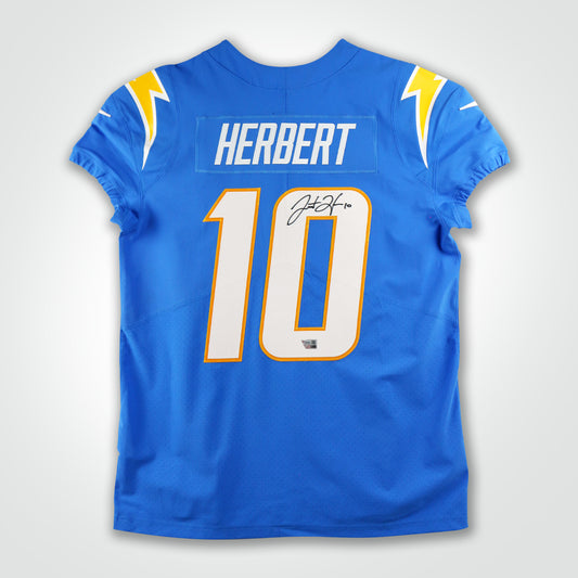 Justin Herbert Signed Chargers Nike Limited Jersey