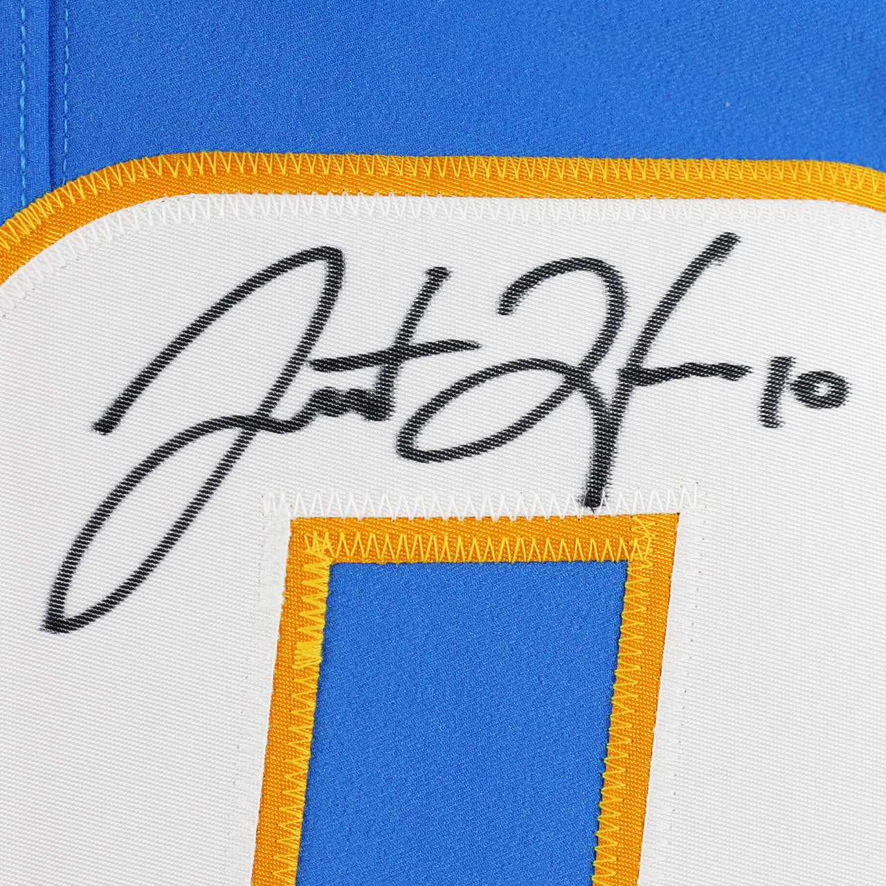 Justin Herbert Signed Chargers Nike Limited Jersey