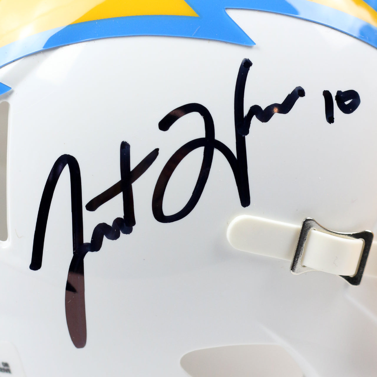 Justin Herbert Signed Chargers Speed Mini Helmet