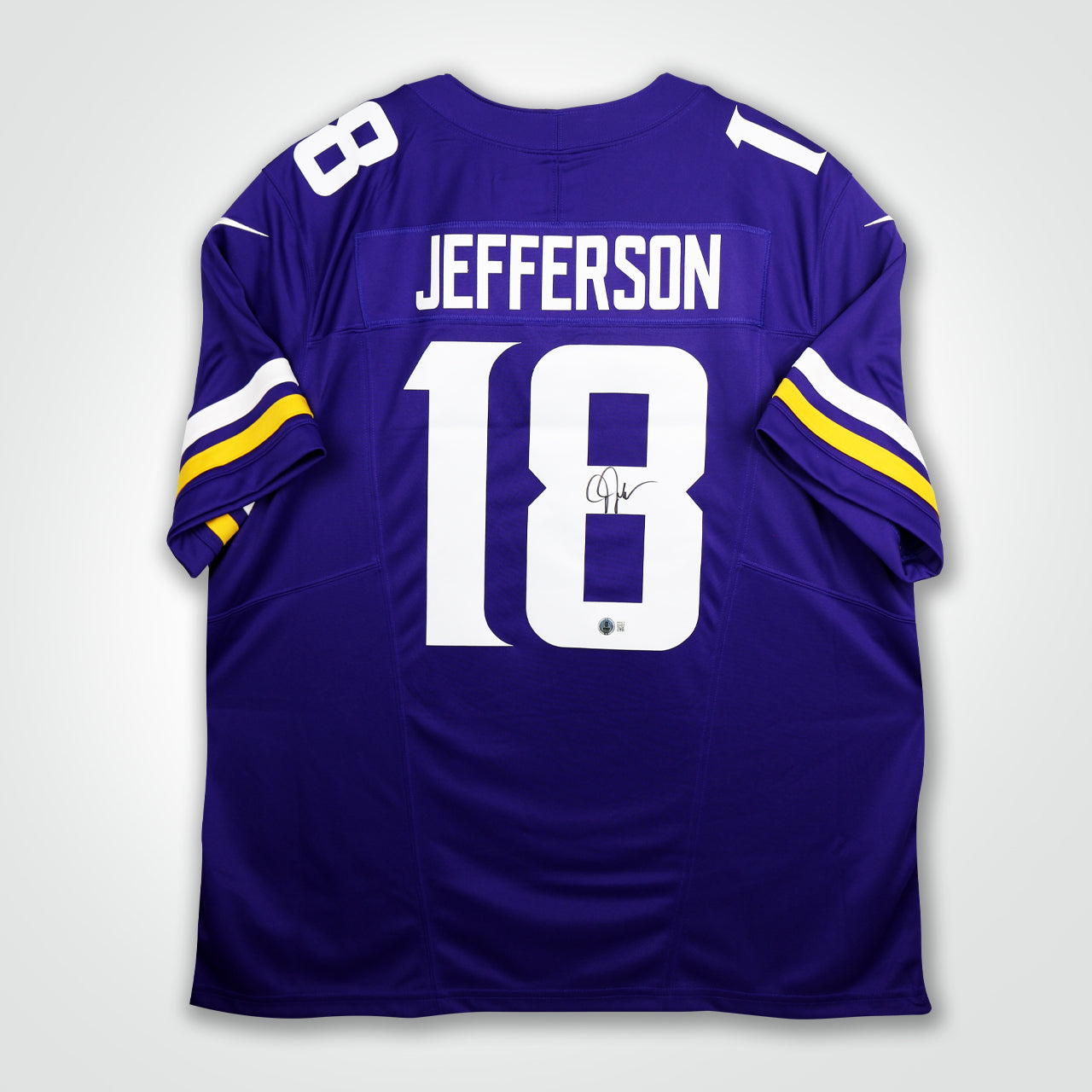 Justin Jefferson Signed Vikings Nike Limited Jersey