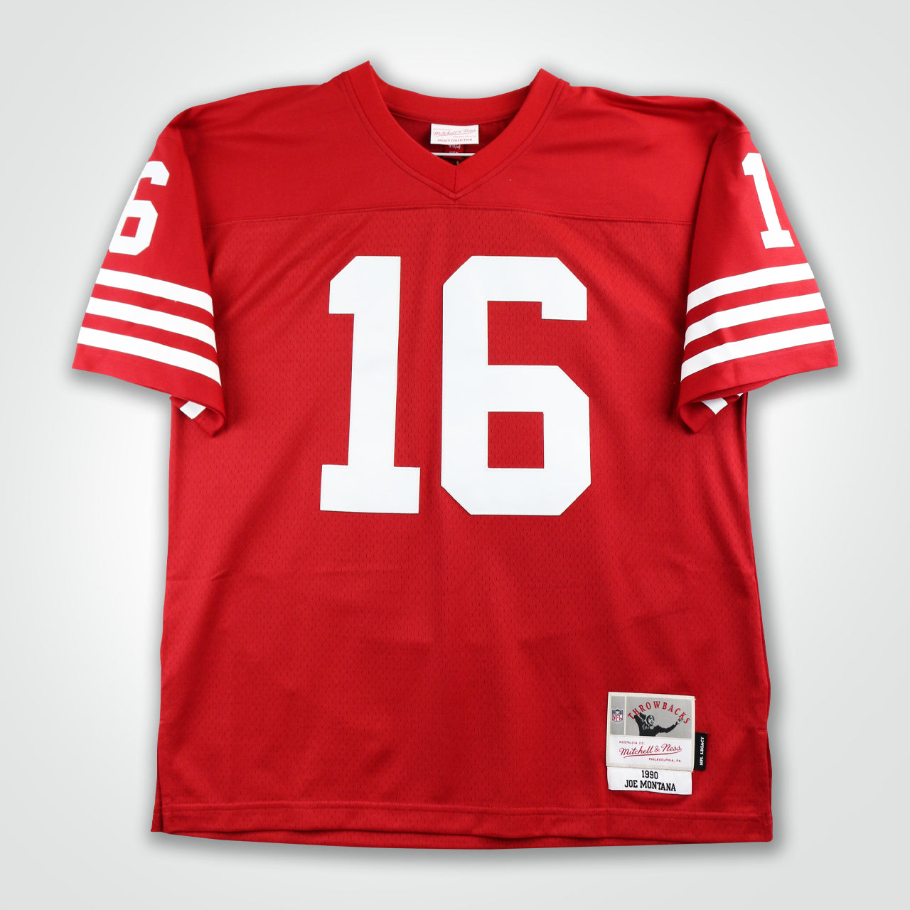 Joe Montana Signed 49ers Mitchell & Ness Replica Jersey