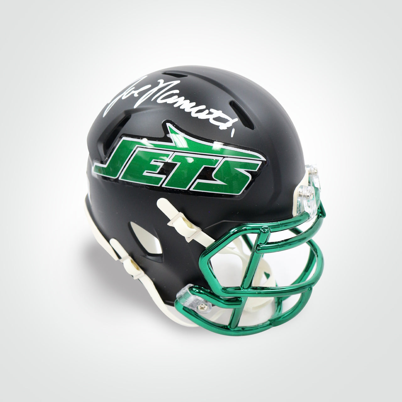 Joe Namath Signed Jets Alternate Mini Helmet