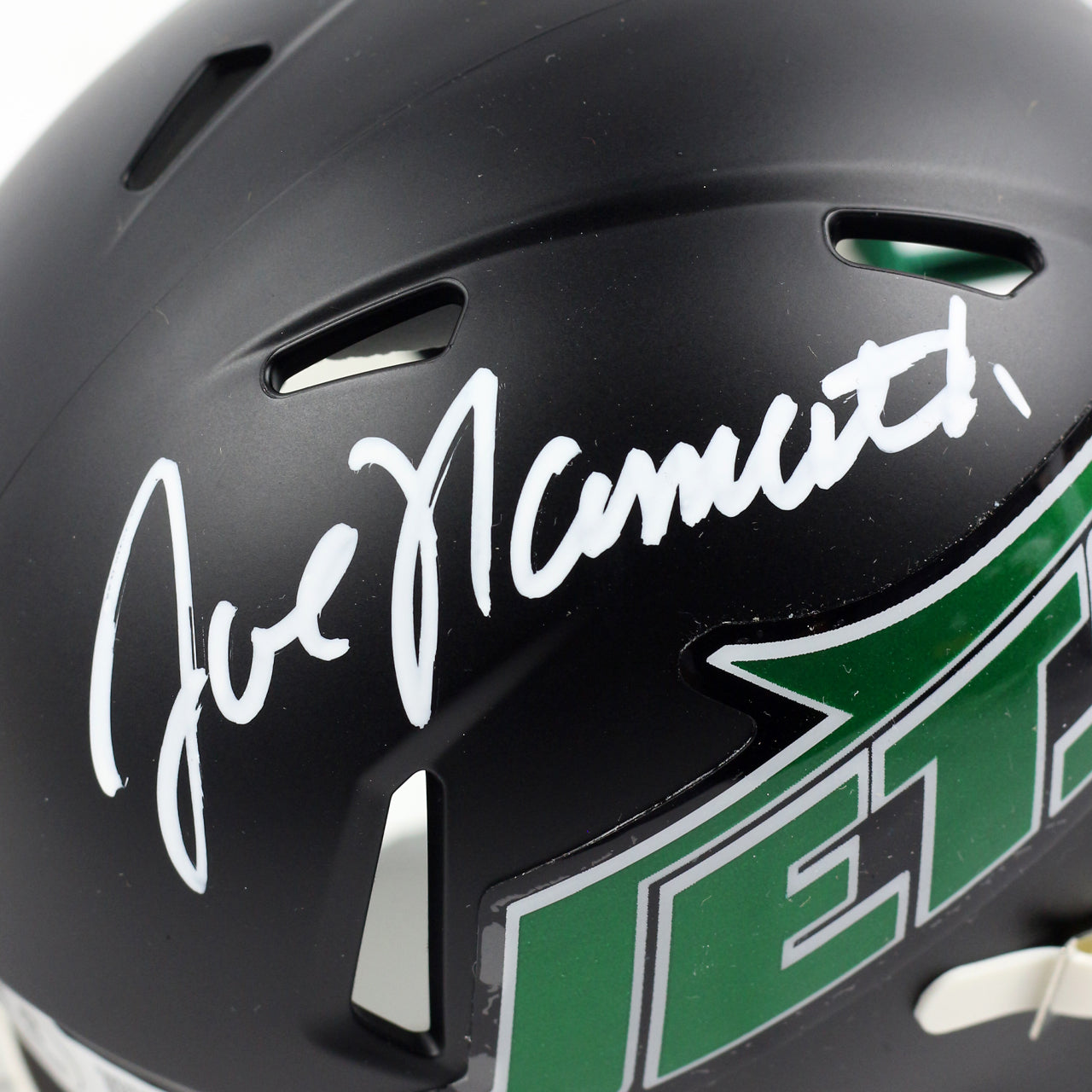 Joe Namath Signed Jets Alternate Mini Helmet