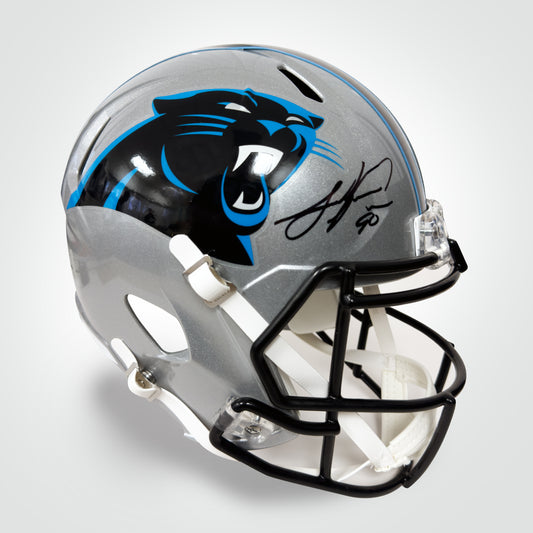 Julius Peppers Signed Panthers Speed Full Size Replica Helmet