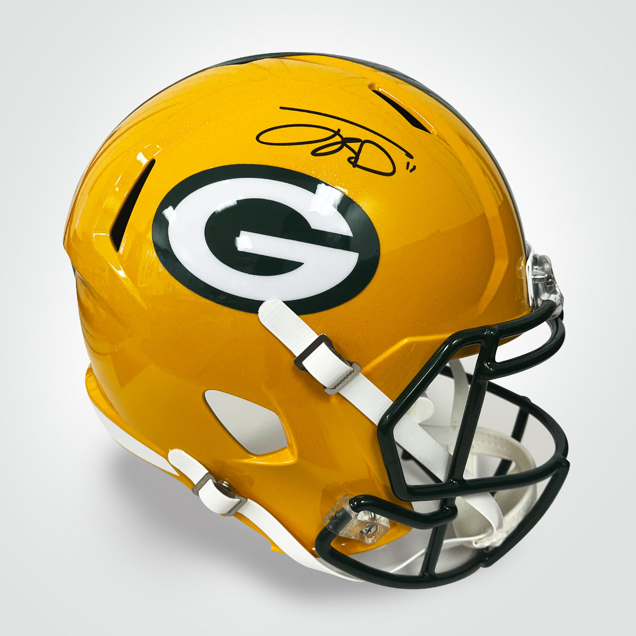 Jayden Reed Signed Packers Speed Full Size Replica Helmet