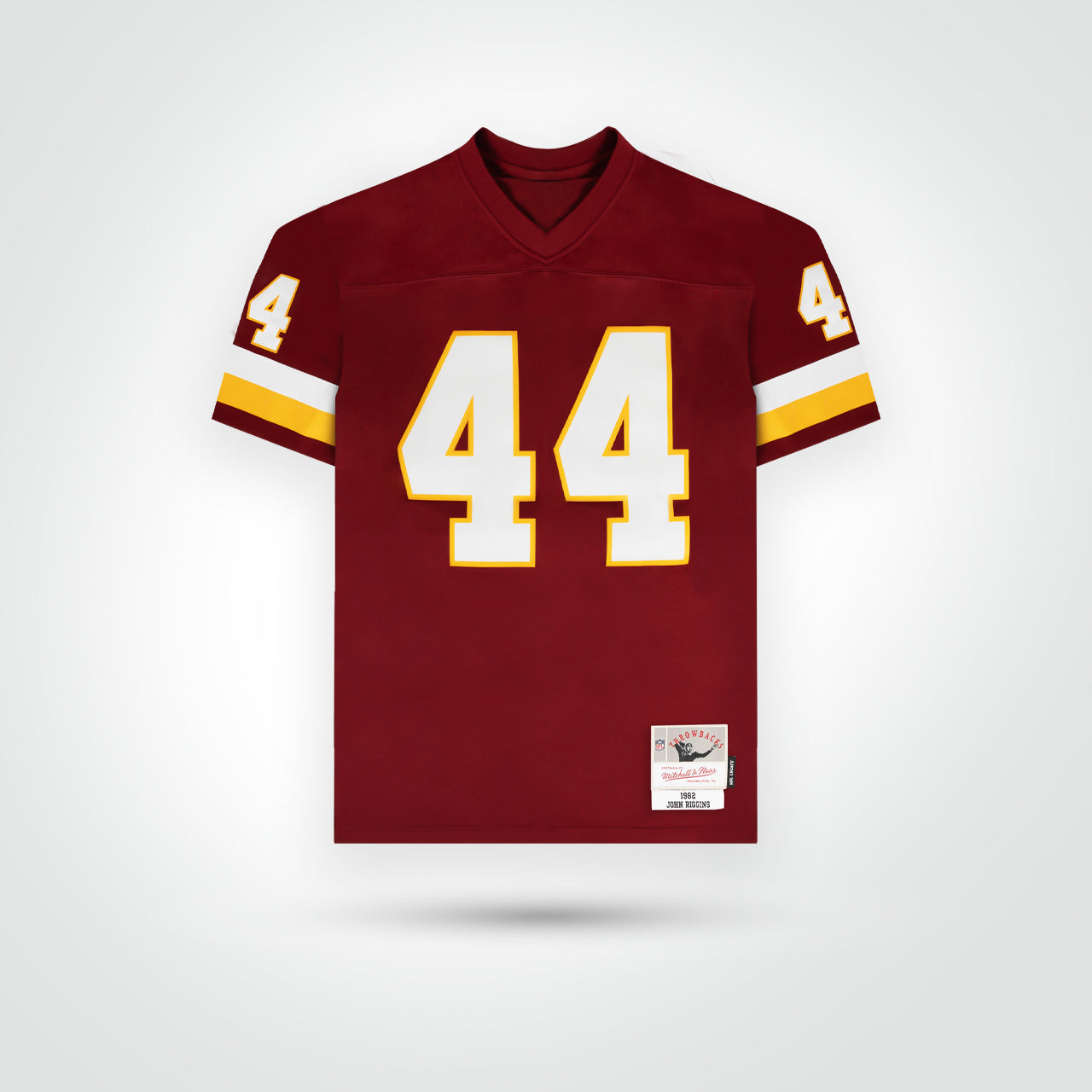 John Riggins Signed Redskins Mitchell & Ness Replica Jersey Inscribed "HoF '92"