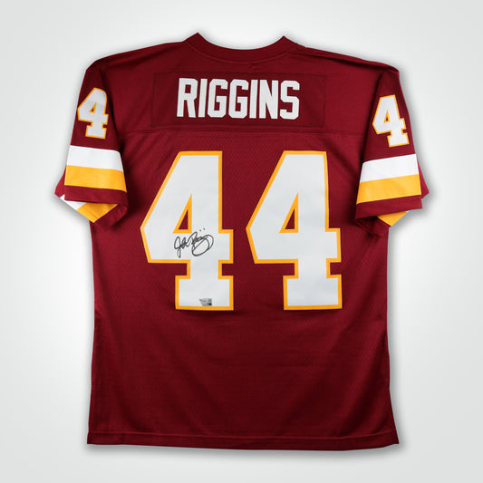 John Riggins Signed Redskins Mitchell & Ness Replica Jersey