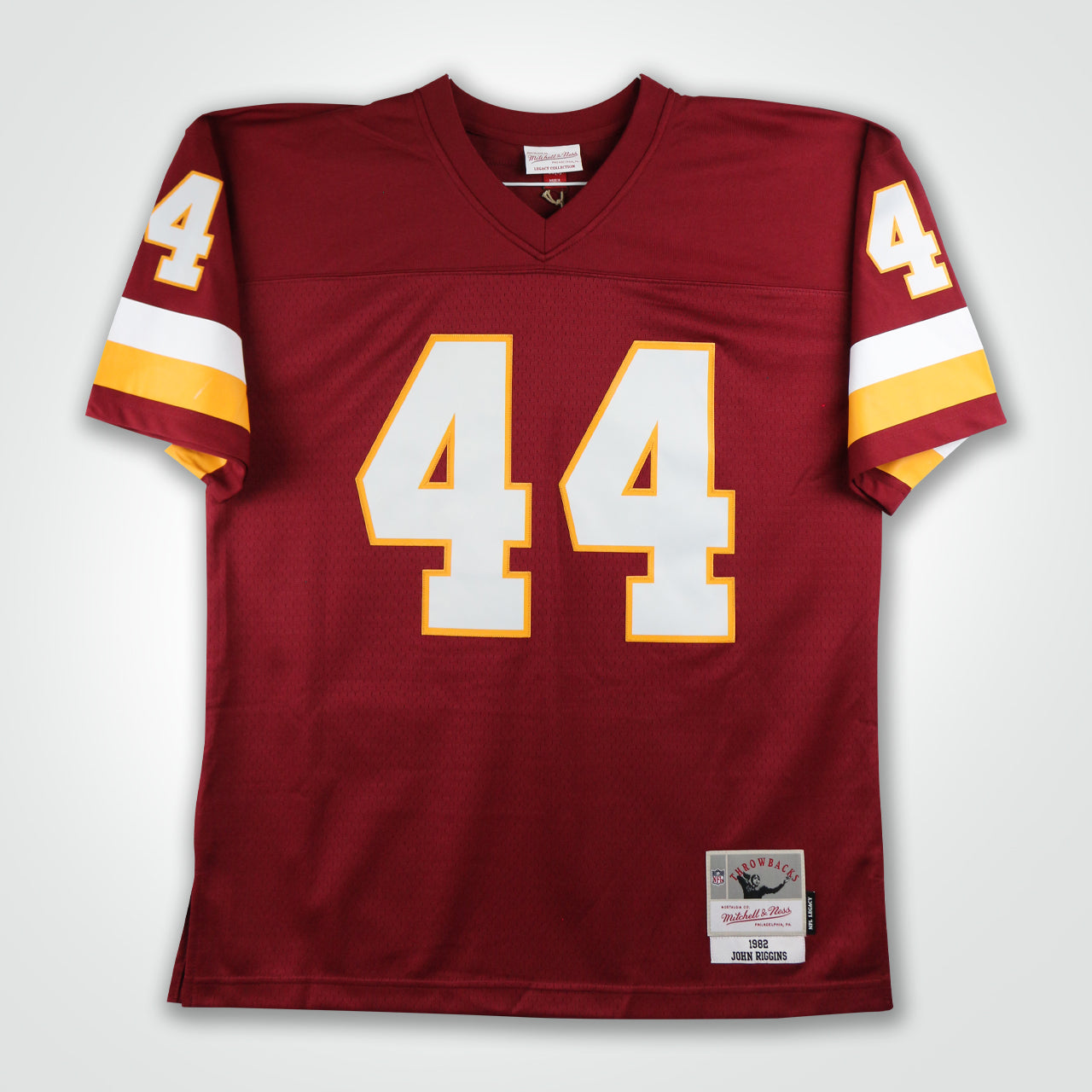 John Riggins Signed Redskins Mitchell & Ness Replica Jersey