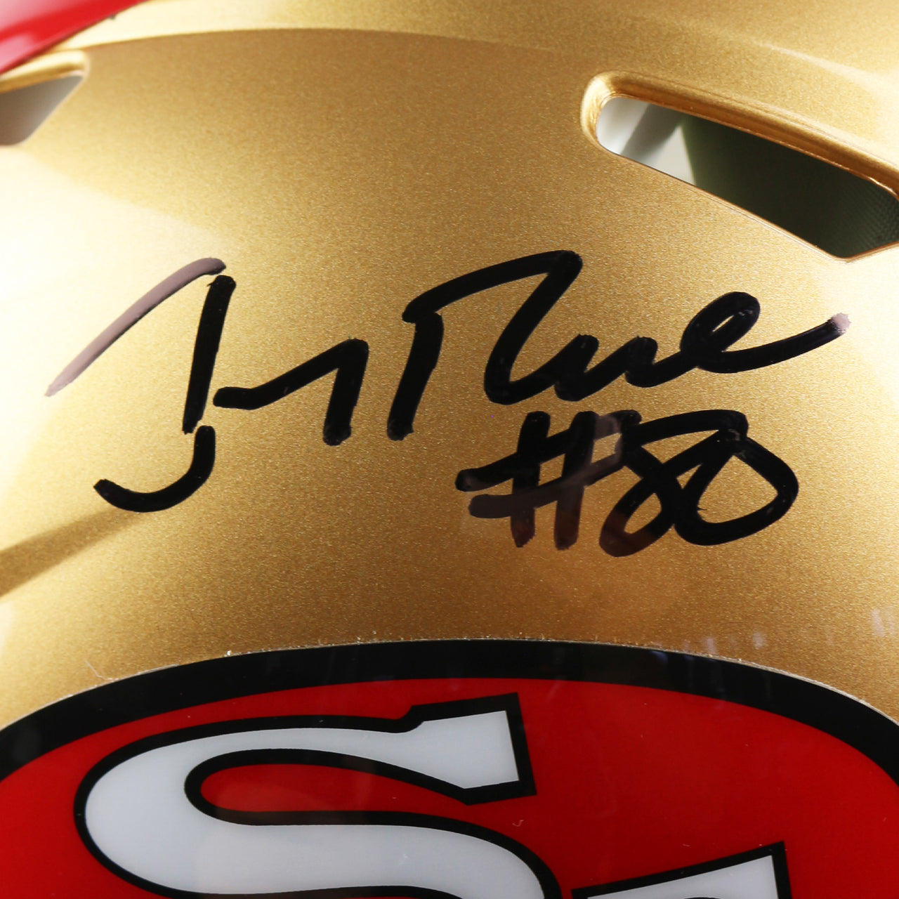 Jerry Rice Signed 49ers Throwback Speed Full Size Authentic Helmet