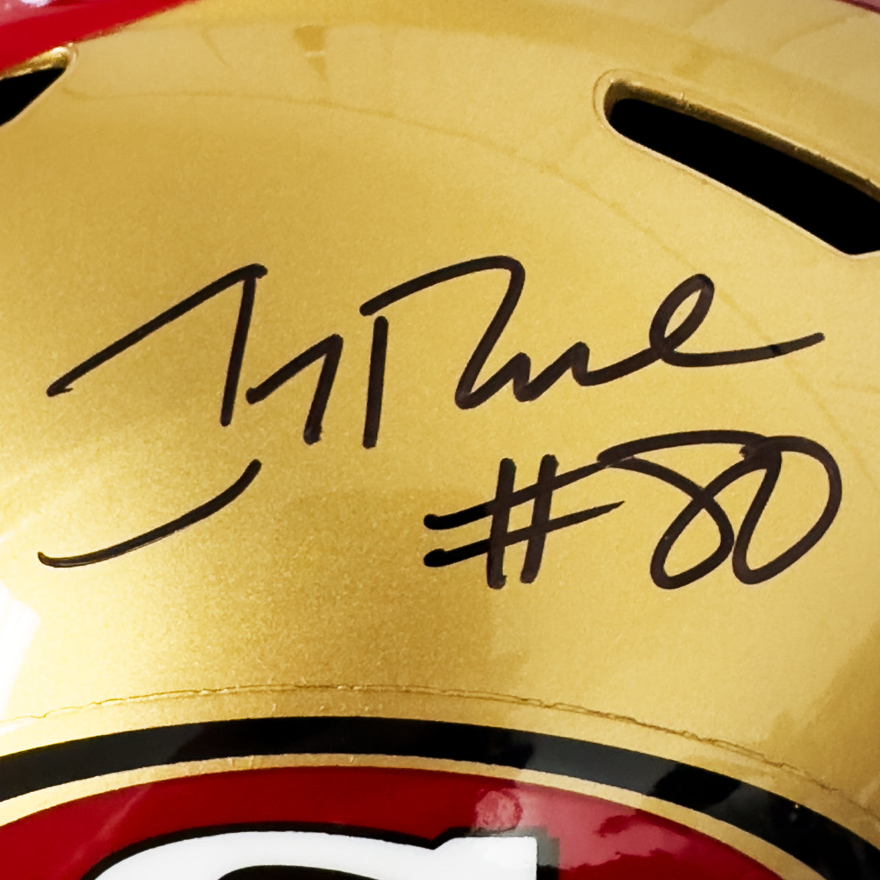 Jerry Rice Signed 49ers Speed Full Size Replica Helmet