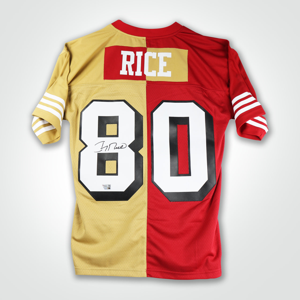 Jerry Rice Signed 49ers Mitchell & Ness Replica Jersey