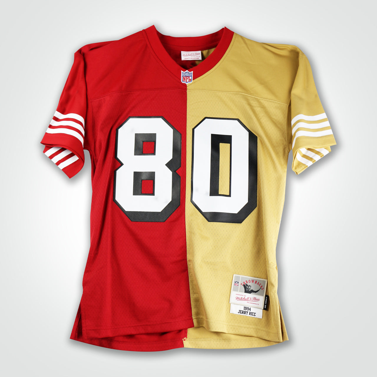 Jerry Rice Signed 49ers Mitchell & Ness Replica Jersey