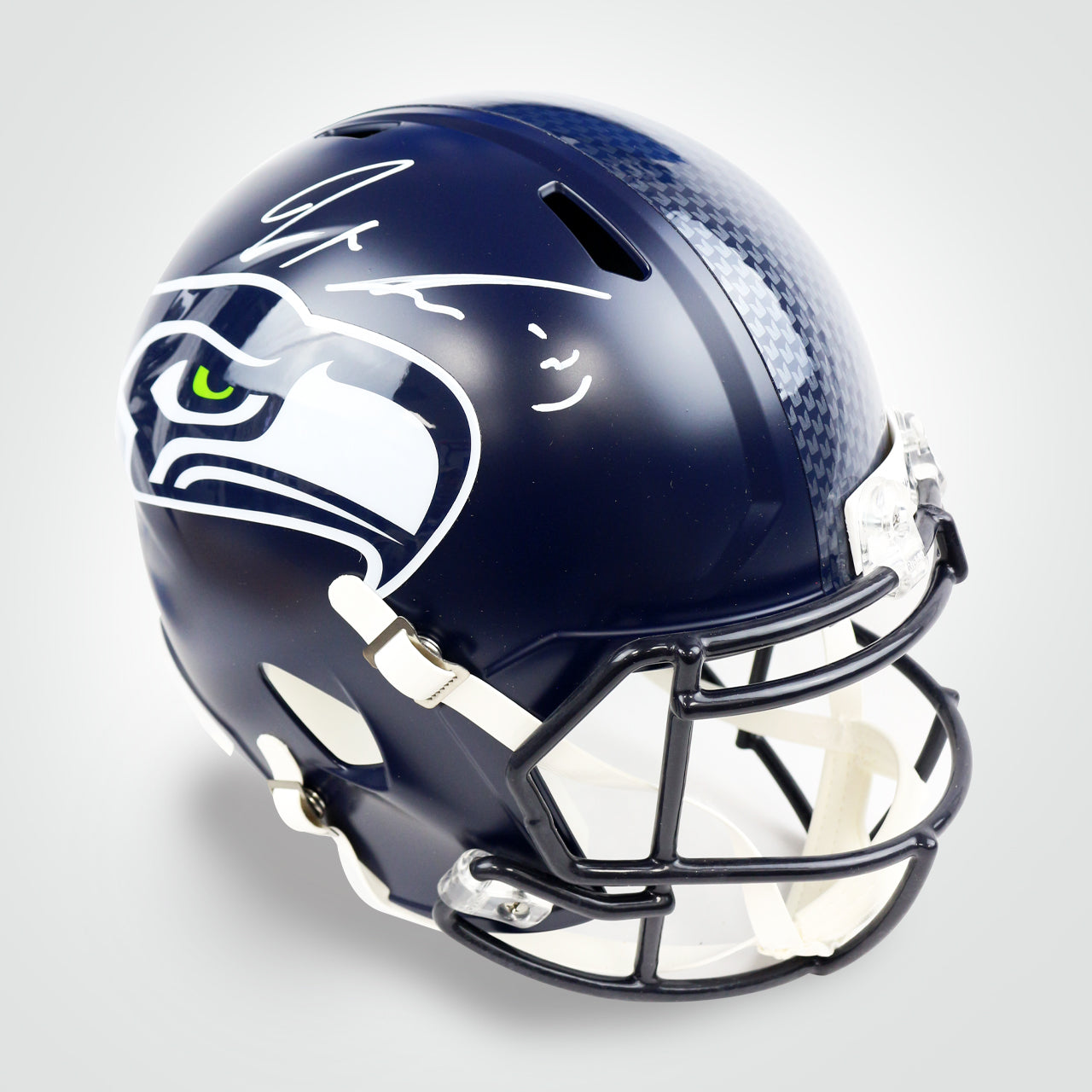 Jaxon Smith-Njibga Signed Seahawks Speed Full Size Replica Helmet