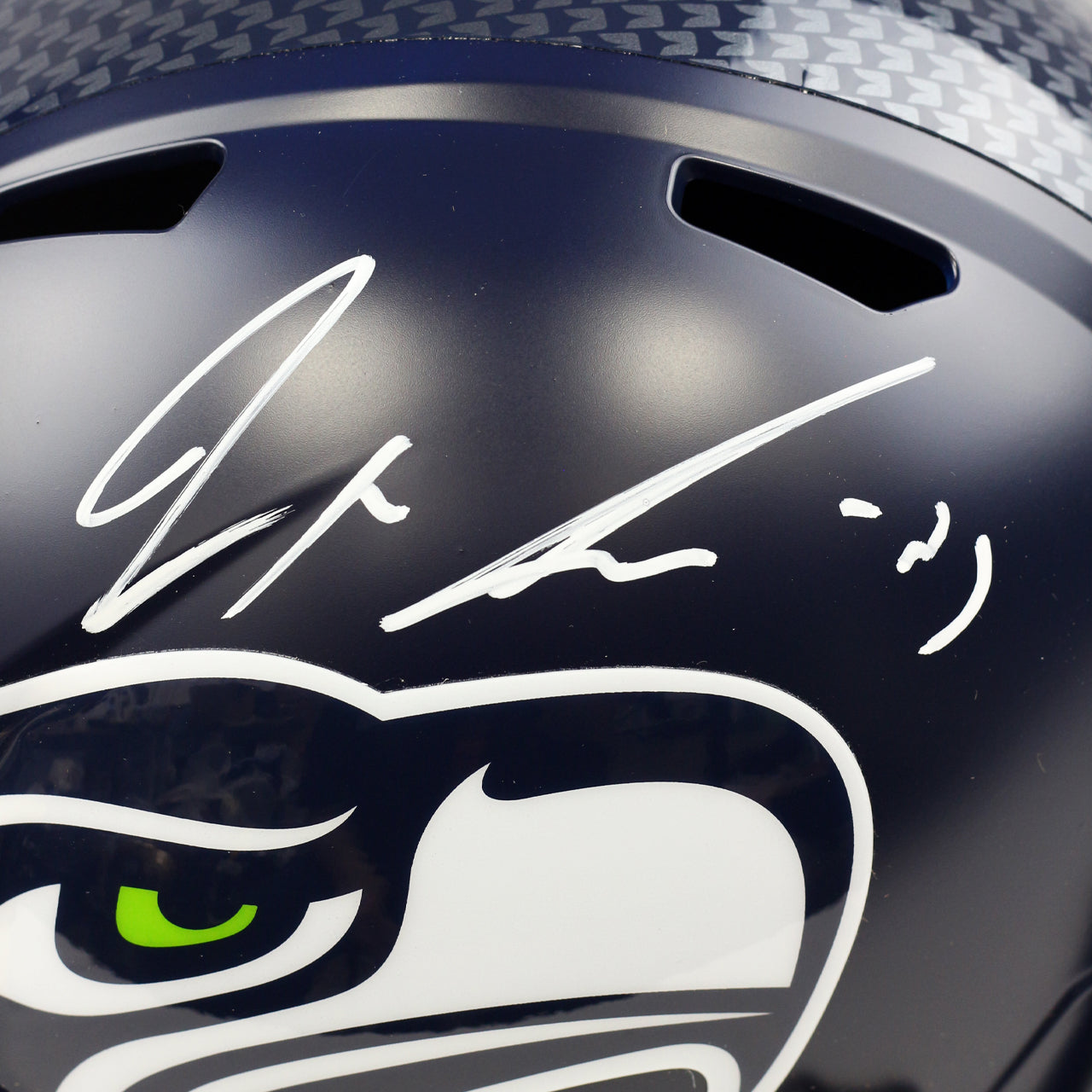 Jaxon Smith-Njibga Signed Seahawks Speed Full Size Replica Helmet