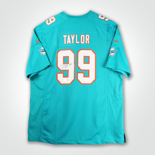 Jason Taylor Signed Dolphins Nike Game Jersey