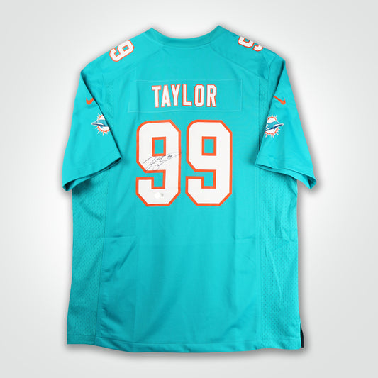 Jason Taylor Signed Dolphins Nike Game Jersey