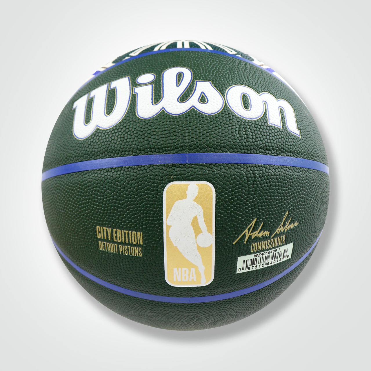 James Wiseman Signed Pistons City Edition Wilson Basketball