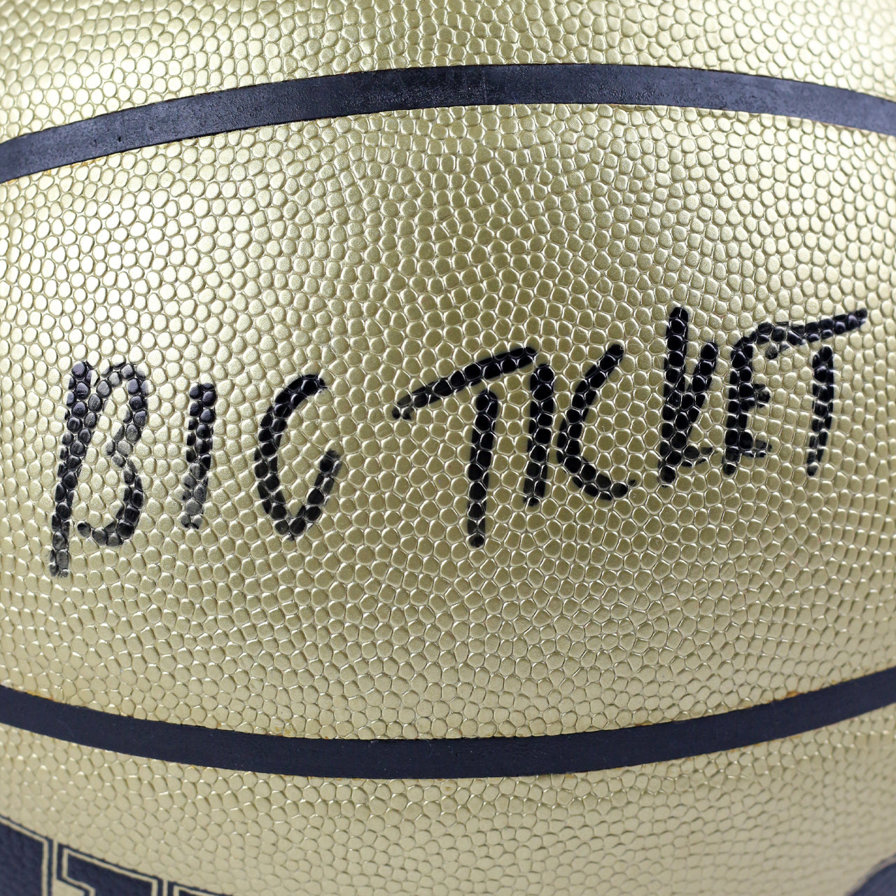 James Wiseman Signed Wilson Gold Edition Basketball Inscribed "Big Ticket"