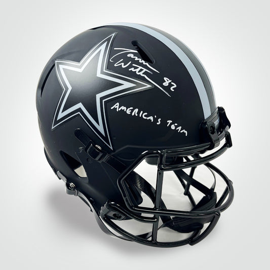 Jason Witten Signed Cowboys Eclipse Full Size Authentic Helmet Inscribed "America's Team"