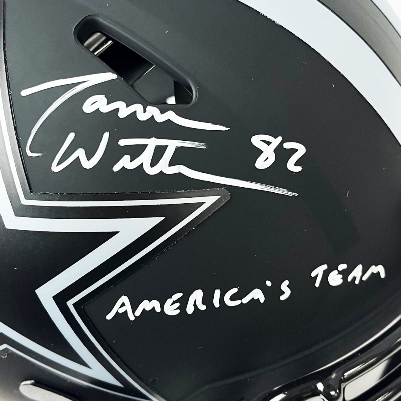 Jason Witten Signed Cowboys Eclipse Full Size Authentic Helmet Inscribed "America's Team"