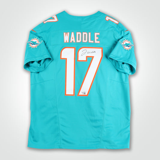 Jaylen Waddle Signed Dolphins Nike Limited Jersey