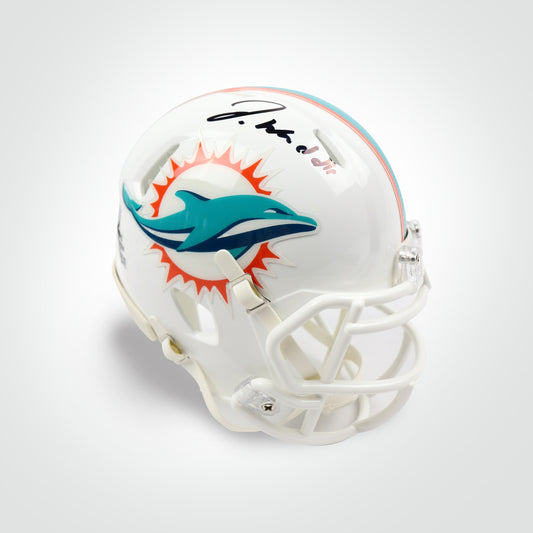 Jaylen Waddle Signed Dolphins Speed Mini Helmet