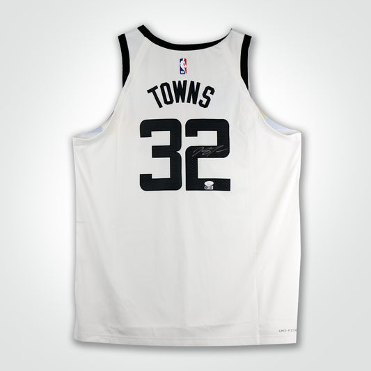 Karl Anthony-Towns Signed Timberwolves Nike Swingman City Edition Jersey