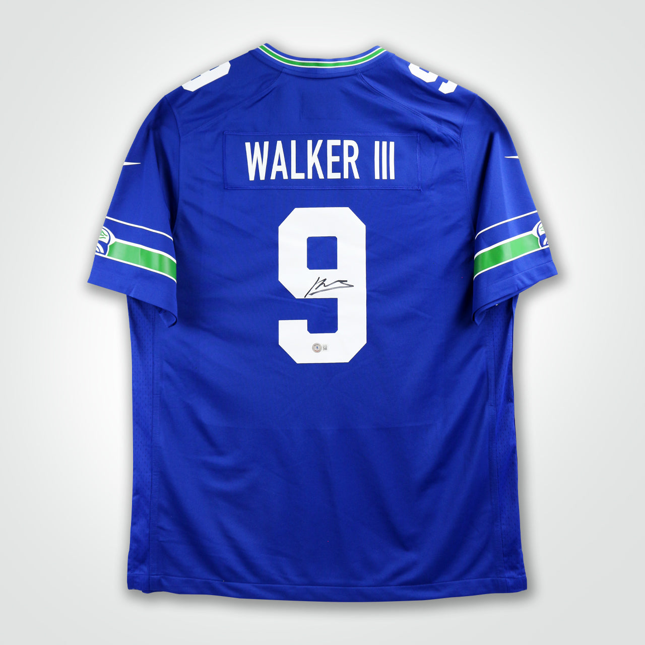 Kenneth Walker III Signed Seahawks Throwback Nike Game Jersey